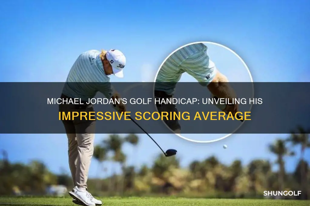 what does michael jordan shoot in golf