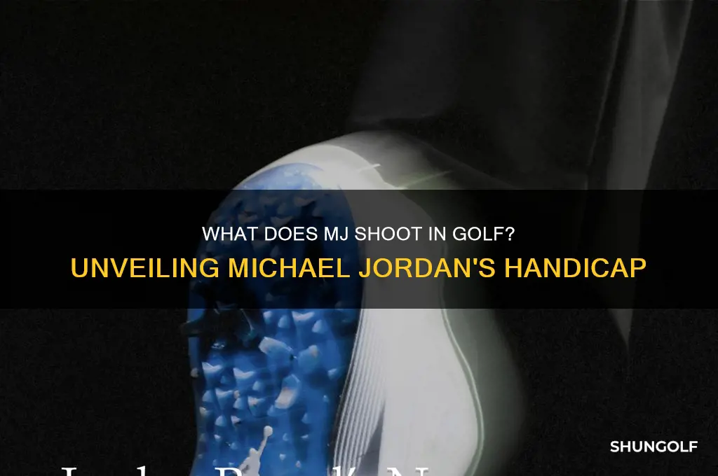 what does mj shoot in golf