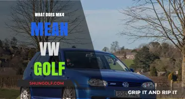 Decoding the Volkswagen Golf MK4: Features, History, and Significance