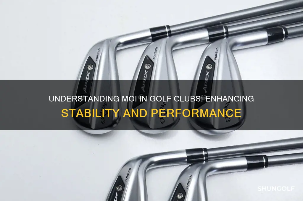 what does moi in golf clubs mean