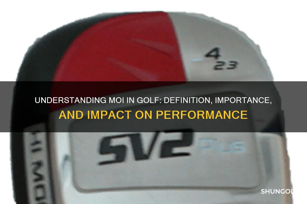 what does moi stand for in golf