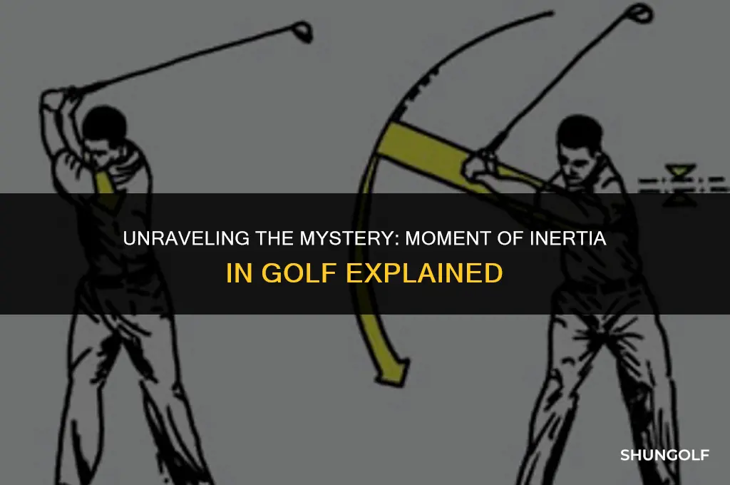 what does moment of inertia mean in golf