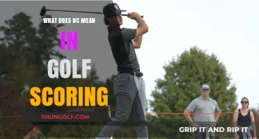 Decoding Golf Scores: What Does 'NC' Really Mean?