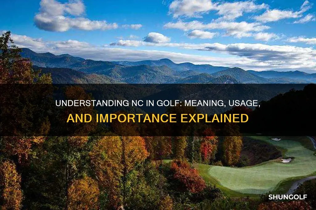 what does nc stand for in golf