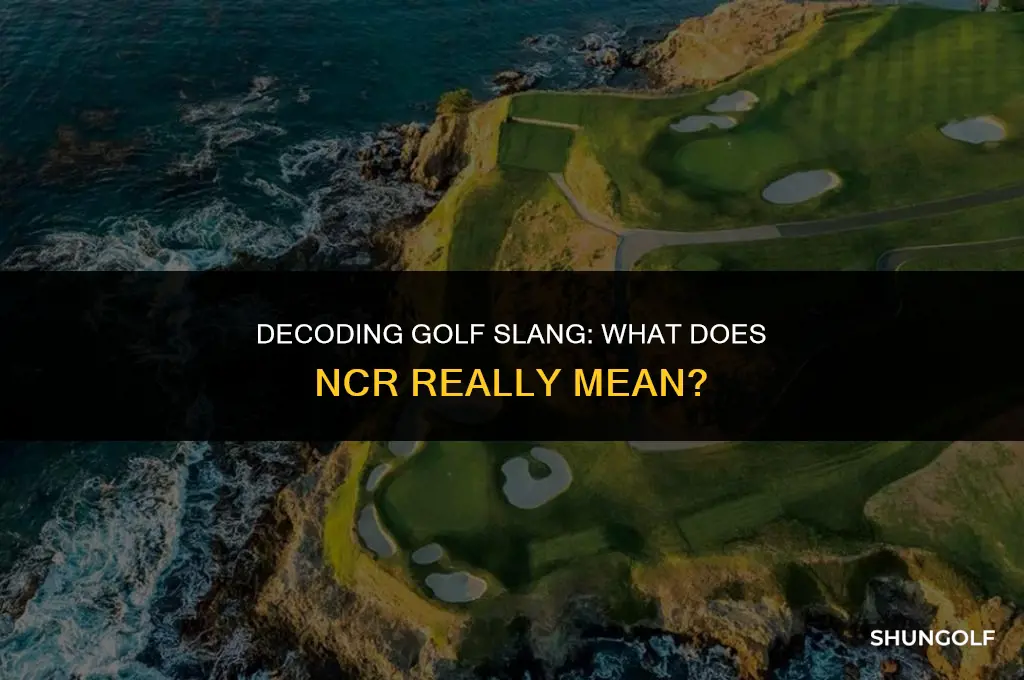 what does ncr mean in golf