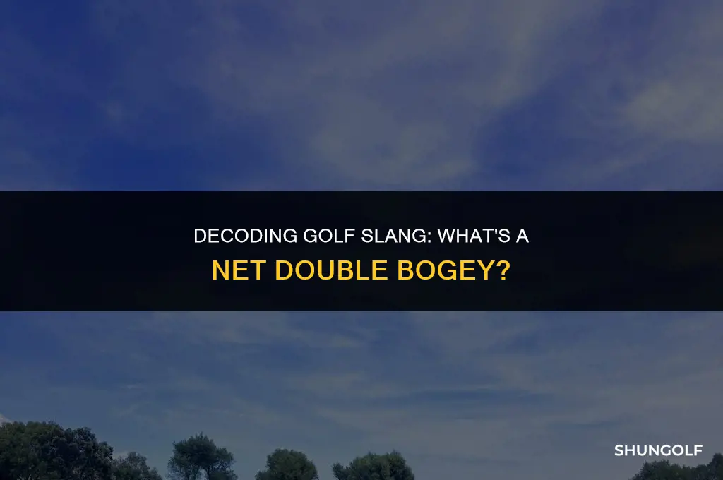 what does net double bogey mean in golf