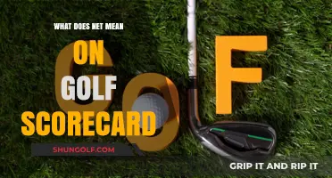 Decoding the Golf Scorecard: Understanding the Meaning of 'Net