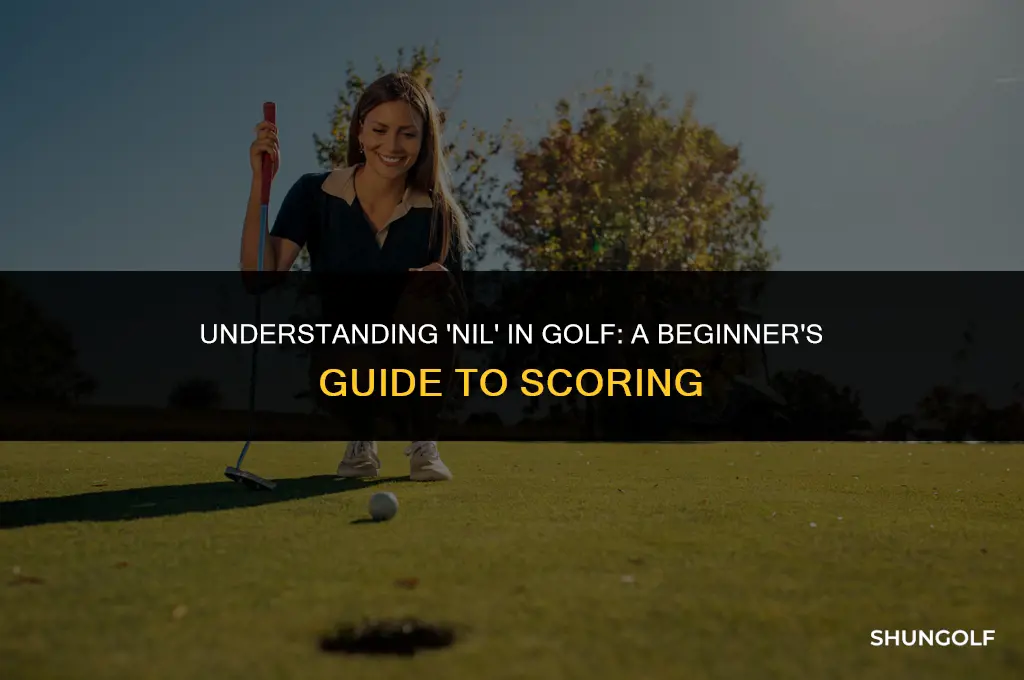 what does nil mean in golf