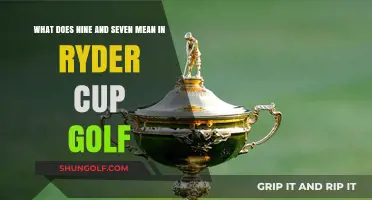 Decoding the Significance of Nine and Seven in Ryder Cup Golf