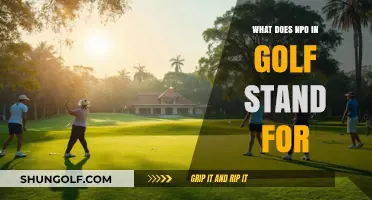 Understanding NPO in Golf: Meaning, Importance, and Common Misconceptions