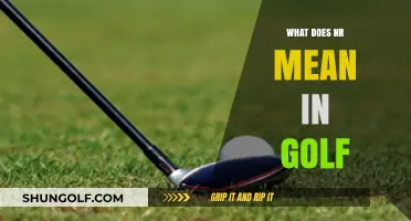 Decoding Golf Slang: What's the Deal with 'NR'?