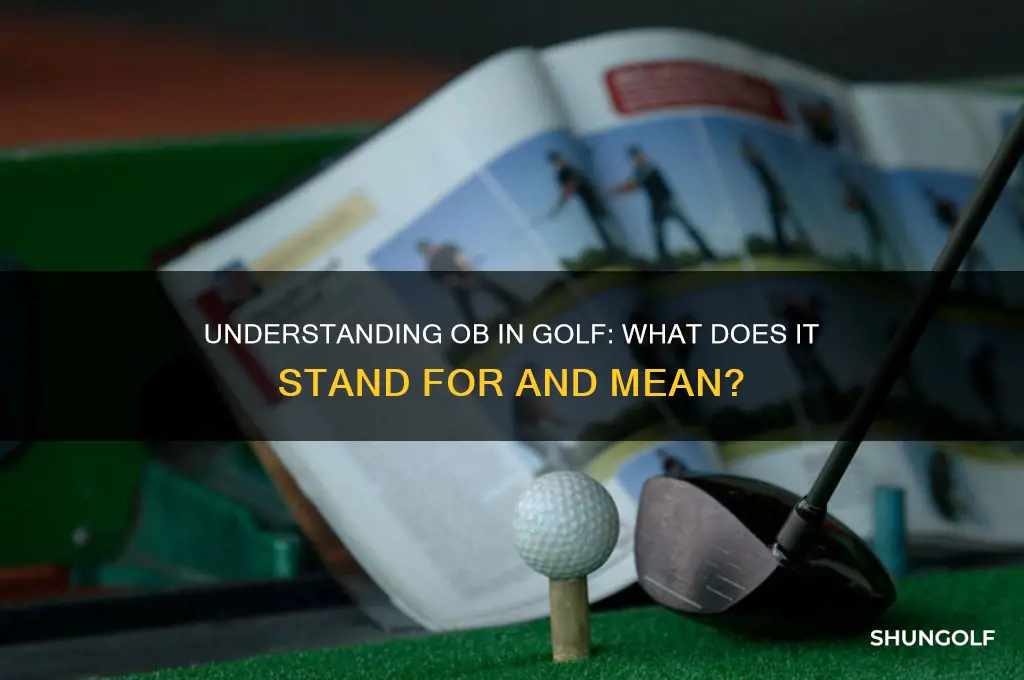 what does ob stand for in golf