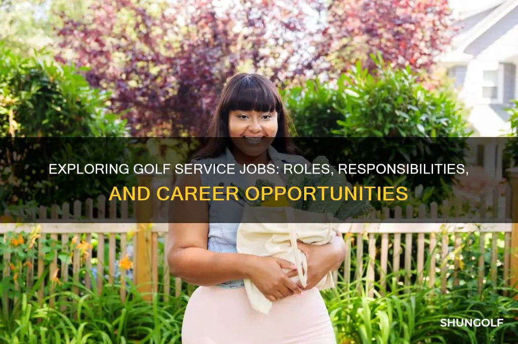what does one do in a golf service job