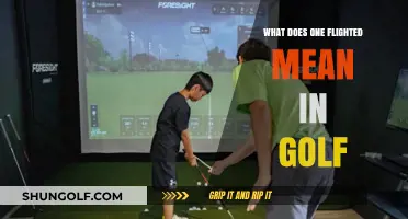 Decoding Golf Slang: What Does "One Flighted" Really Mean?