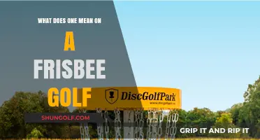 Decoding the Mystery: What Does 'One' Mean in Frisbee Golf?