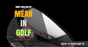 Decoding Golf Slang: What Does 'One Up' Really Mean?