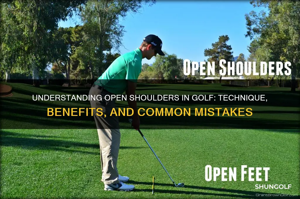 what does open shoulders mean in golf