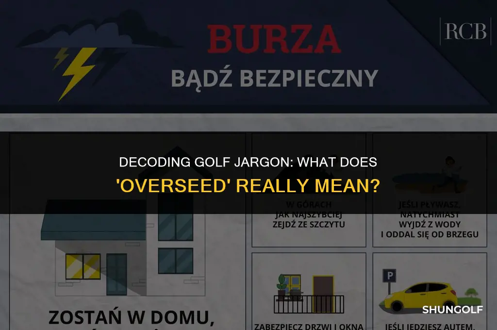 what does overseed mean in golf