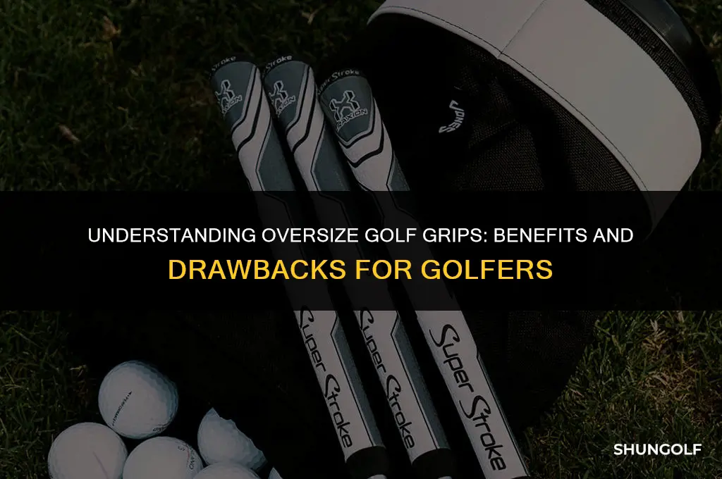 what does oversize golf grips mean