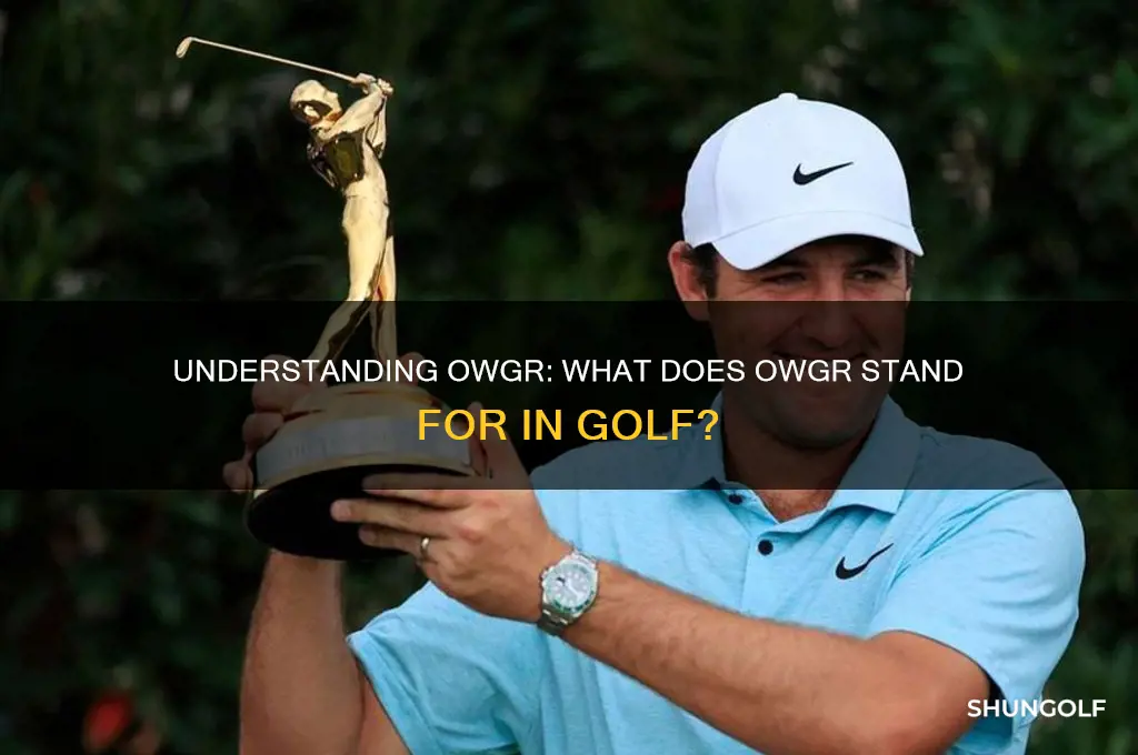 what does owgr stand for in golf