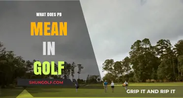 Decoding Golf Slang: What's the Lowdown on 'PB'?