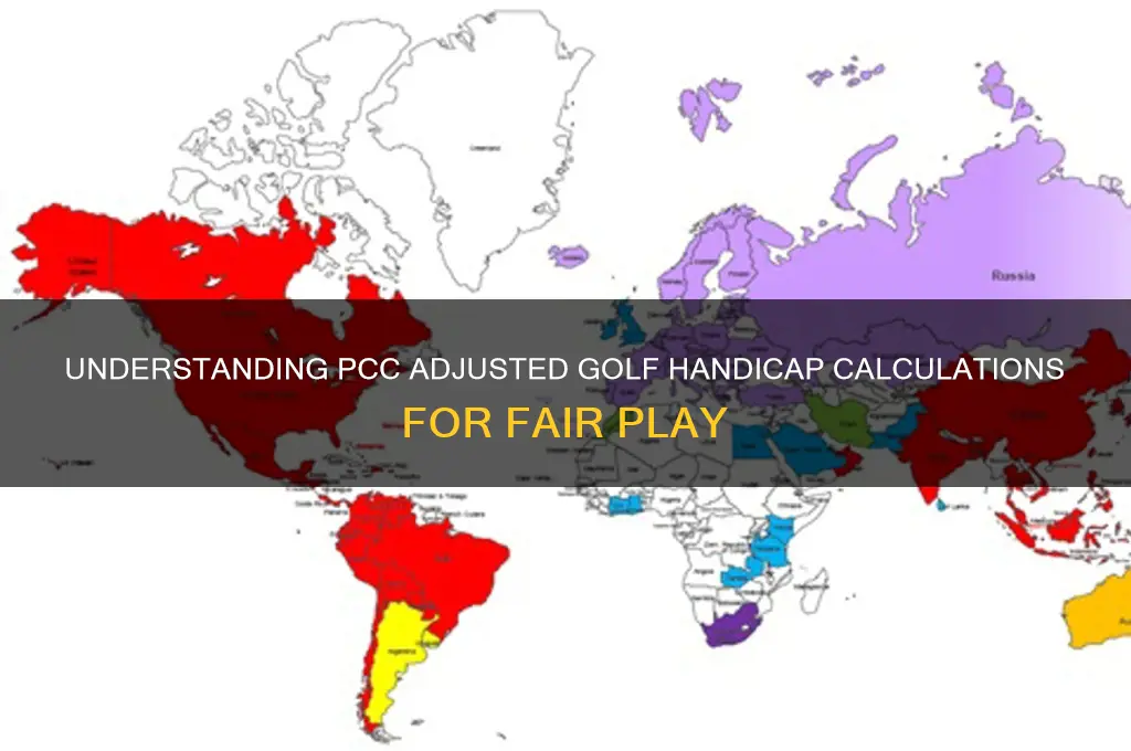 what does pcc adjusted mean in golf handicap