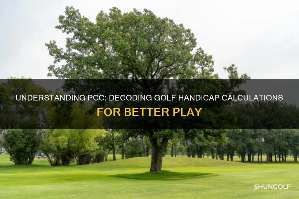 what does pcc mean in golf handicap