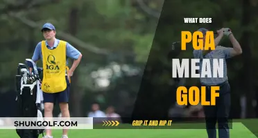 Unveiling the Meaning of PGA in Golf: A Comprehensive Guide