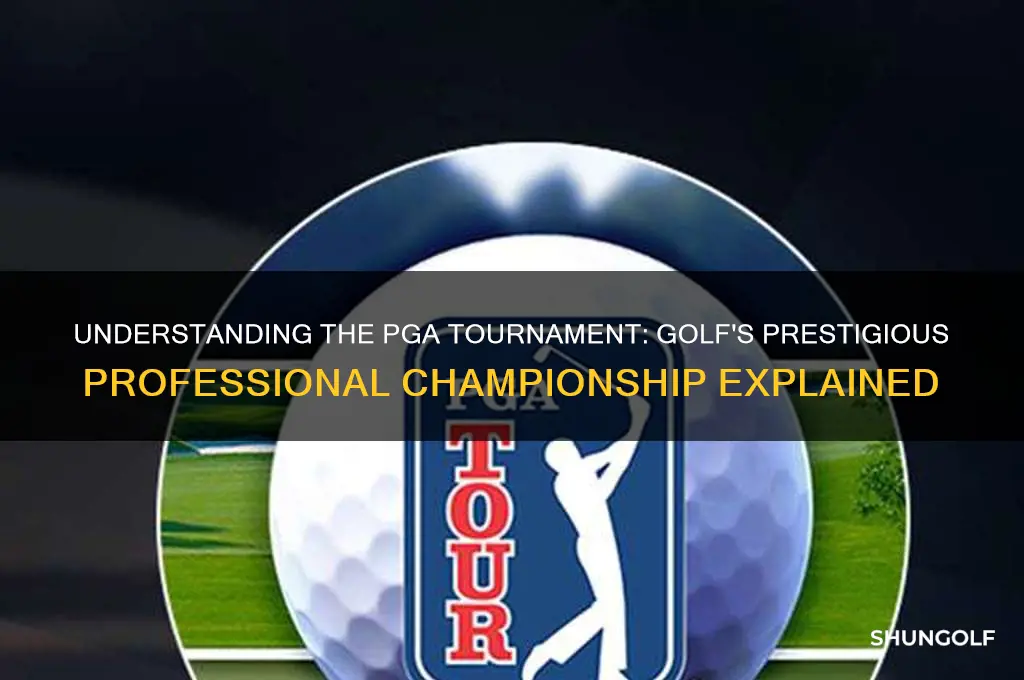 what does pga tournamant stand for golf