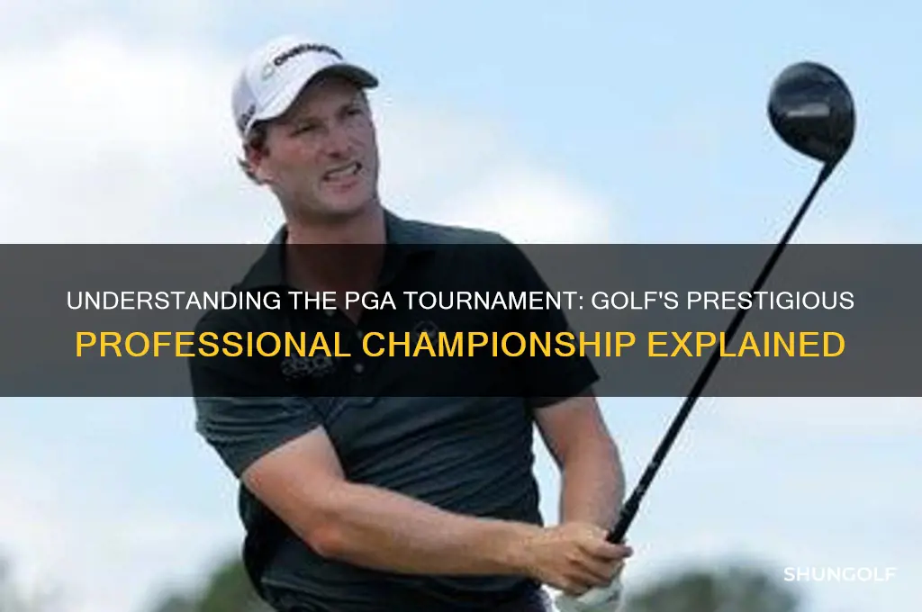 what does pga tournmant stand for golf