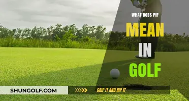 Decoding the Golf Slang: What Does "PIF" Really Mean?