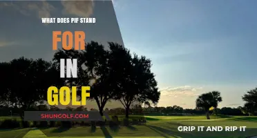 Understanding PIF in Golf: Meaning, Usage, and Importance Explained