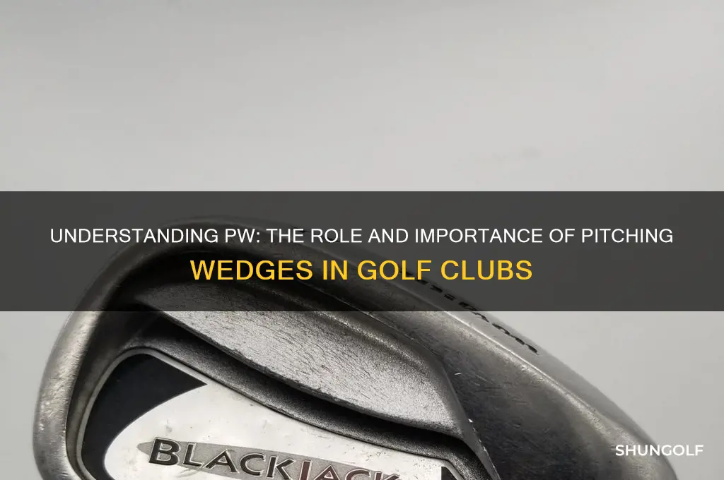 what does pw mean in golf clubs