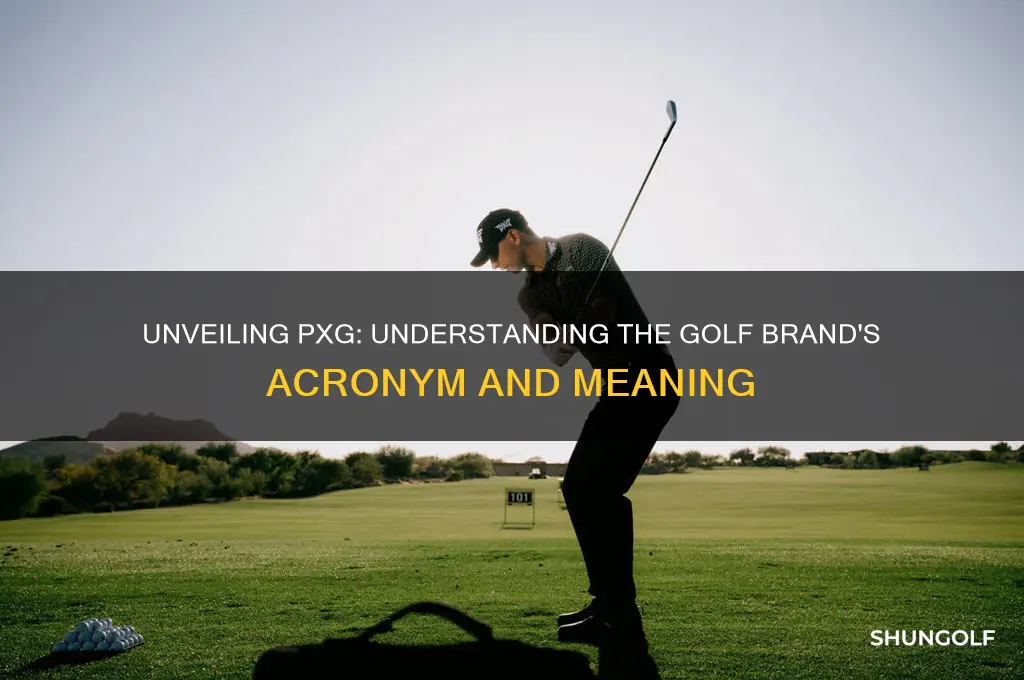 what does pxg stand for in golf