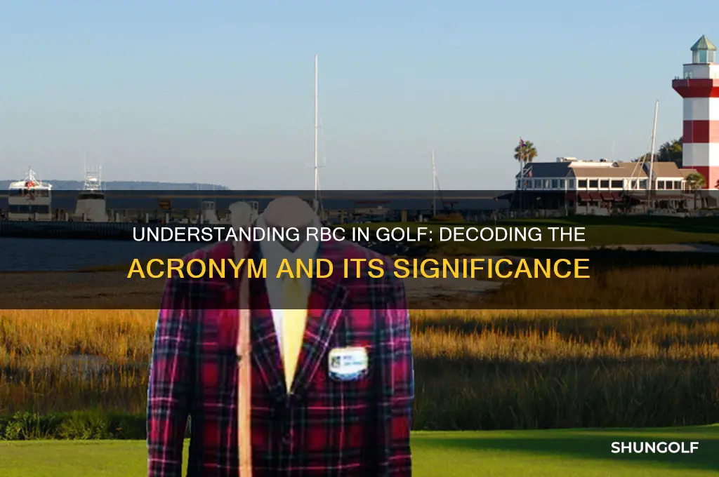what does rbc in golf stand for
