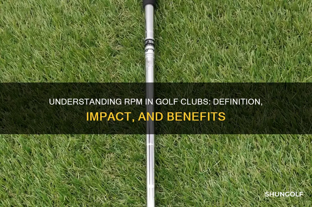 what does rpm stand for in golf clubs