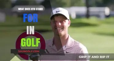 Understanding RTD in Golf: Meaning, Usage, and Importance Explained