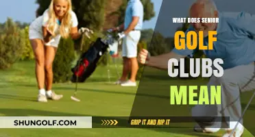 Understanding Senior Golf Clubs: What They Mean for Your Game