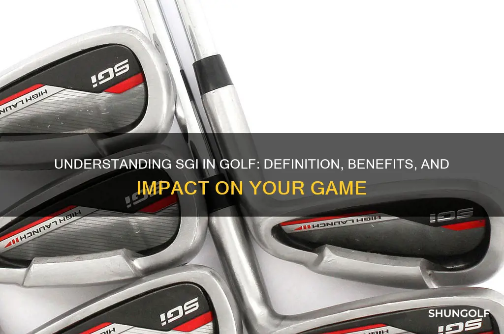 what does sgi stand for in golf
