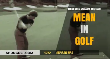 Understanding 'Shallow the Club' in Golf: Technique and Benefits Explained
