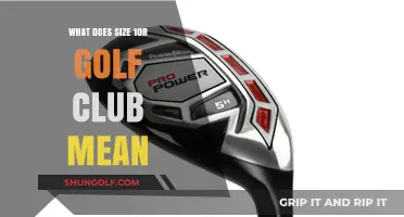 Understanding the Meaning of Size 10R Golf Club: A Guide
