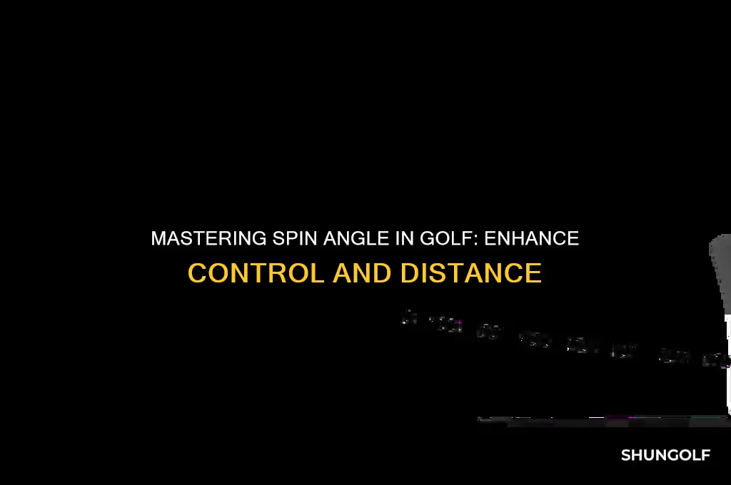 what does sping angle in golf help