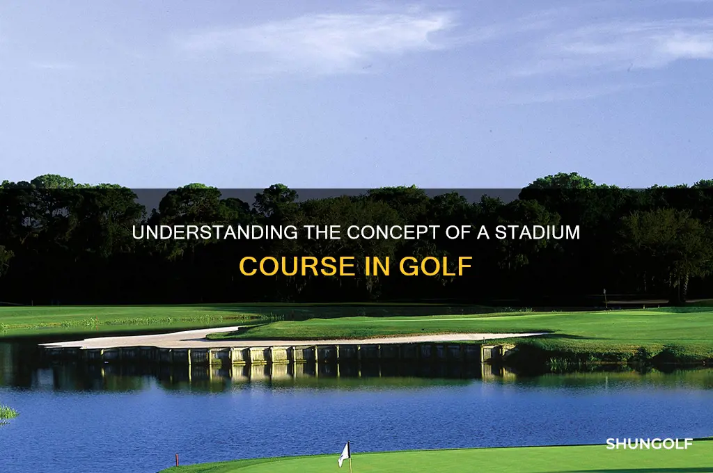 what does stadium course mean in golf
