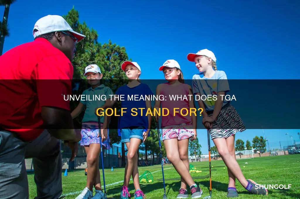 what does tga golf stand for
