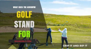 Unveiling the Mystery: What Does the Acronym GOLF Really Stand For?
