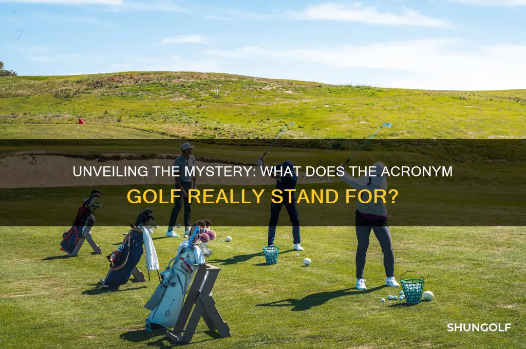 what does the acronym golf stand for