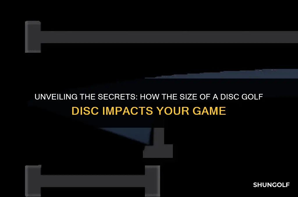 what does the aize of a disc golf sisc do