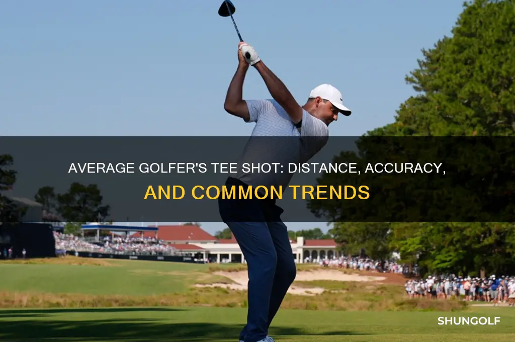 what does the average golfer hit off the tee