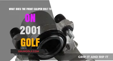 2001 Golf Front Caliper Bolt Attachment: Understanding the Mounting Point