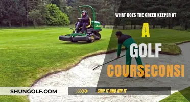 Unveiling the Role: A Golf Course Green Keeper's Daily Responsibilities